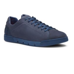 Swims Breeze Tennis Leather & Knit Sneakers